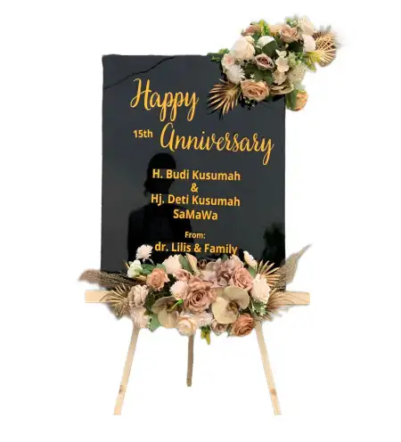 Papan Bunga Akrilik Dringu