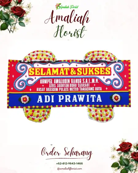 Papan Bunga Ucapan Selamat Dringu